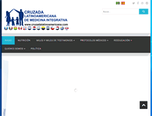 Tablet Screenshot of cruzadalatinoamericana.com